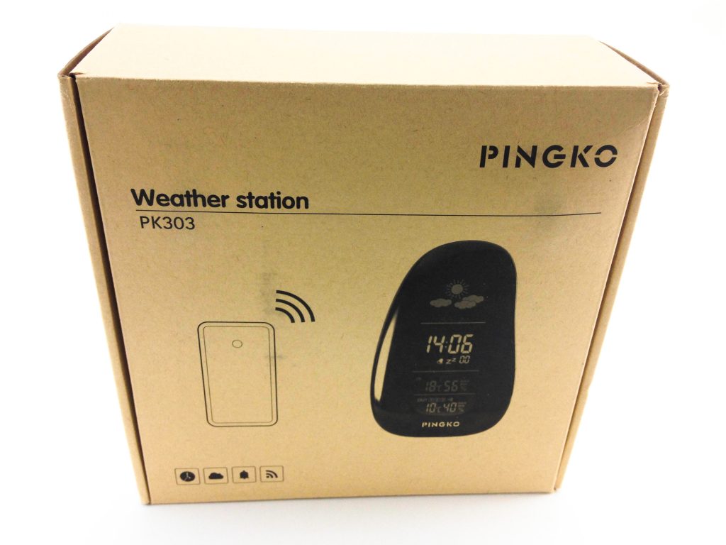 Image shows the outer brown box.