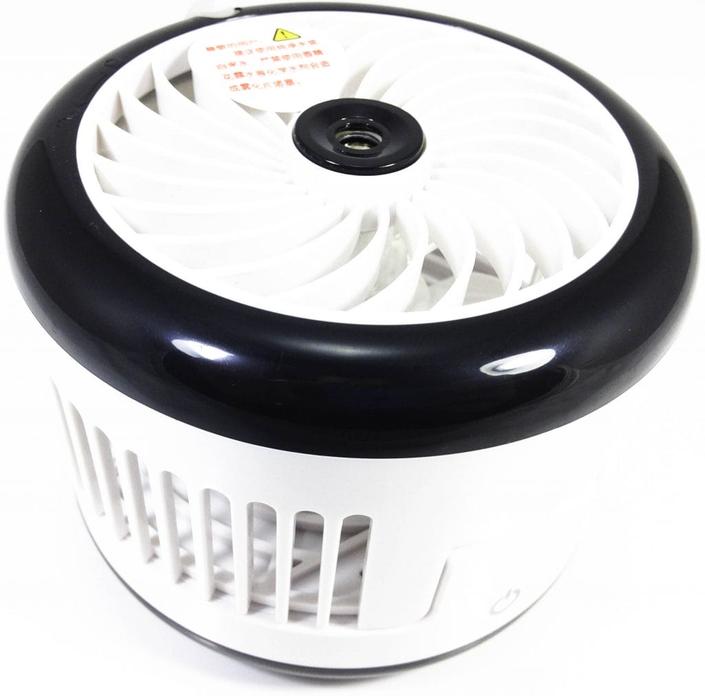 King Do Way Table Fan WY-F4 Image shows the fan in a laid downward position.