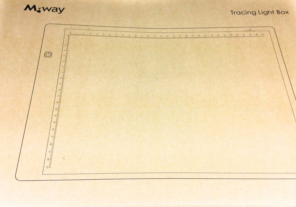 Image shows the outer box of the M.Way LED Tracing Copy Board.