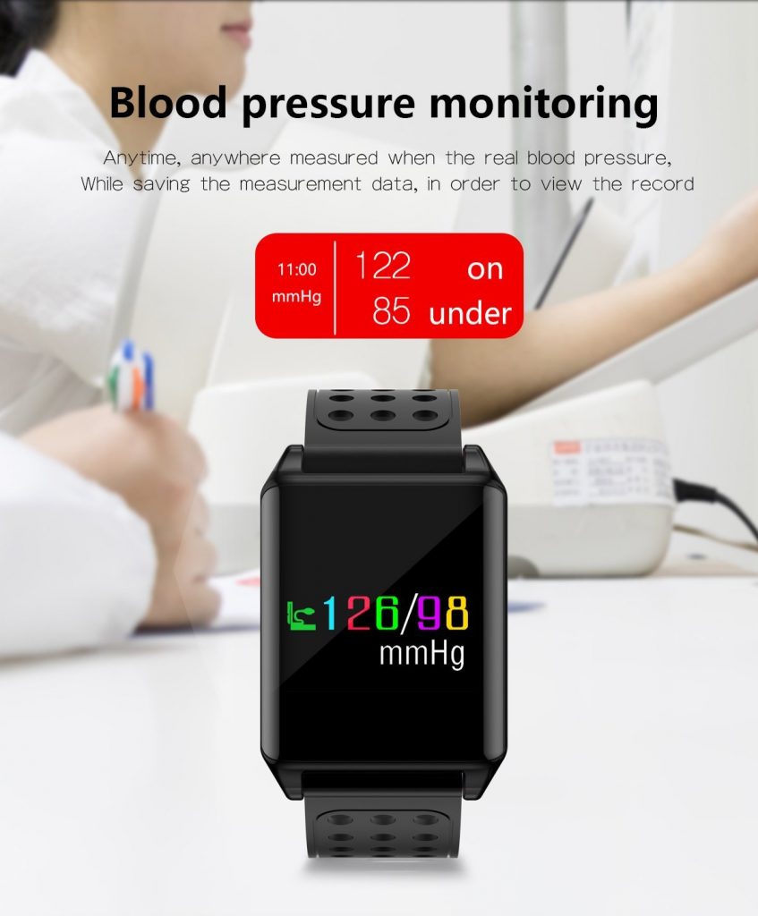 Image shows the blood oxygen levels.