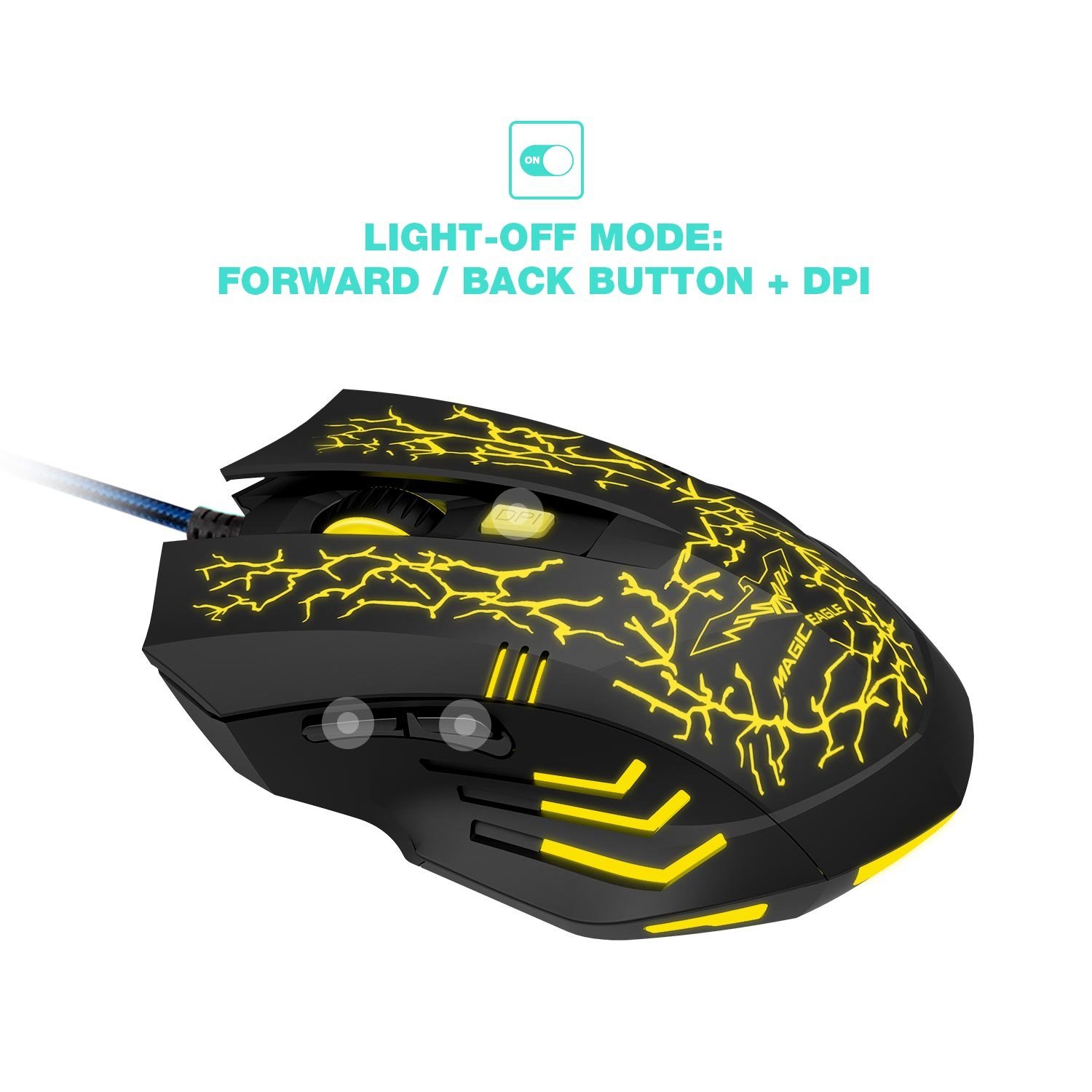 havit gaming mouse how to change dpi