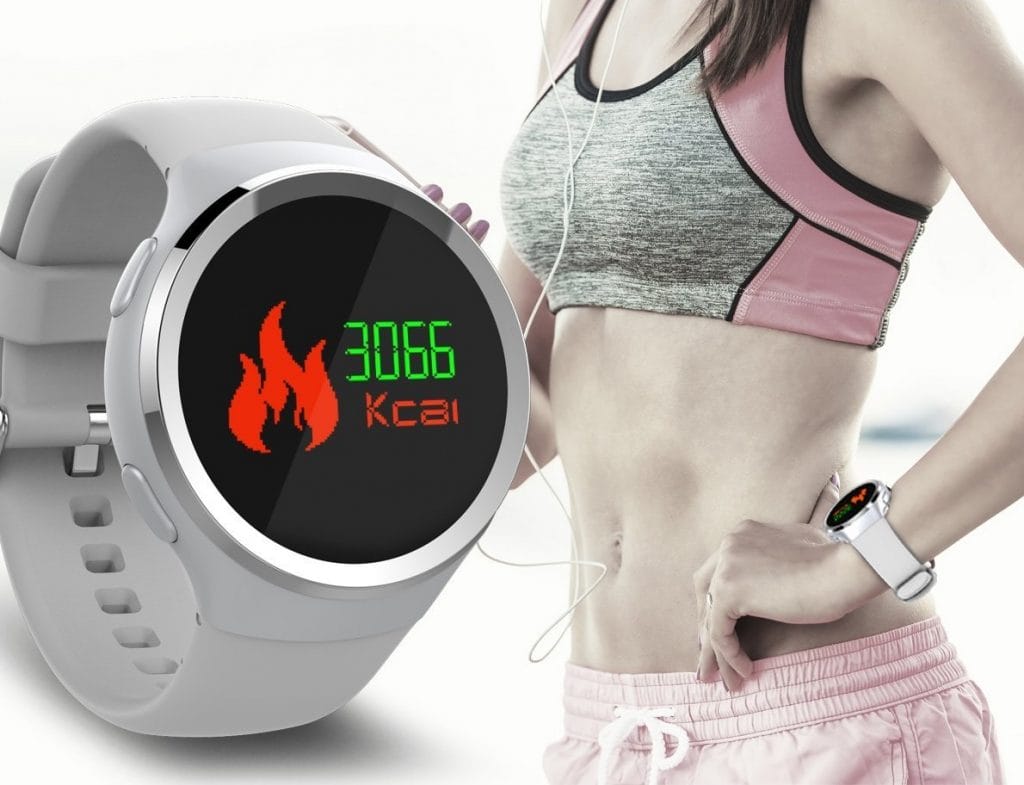 Image shows a stock image of the Torus Pro N69 Fitness Tracker.