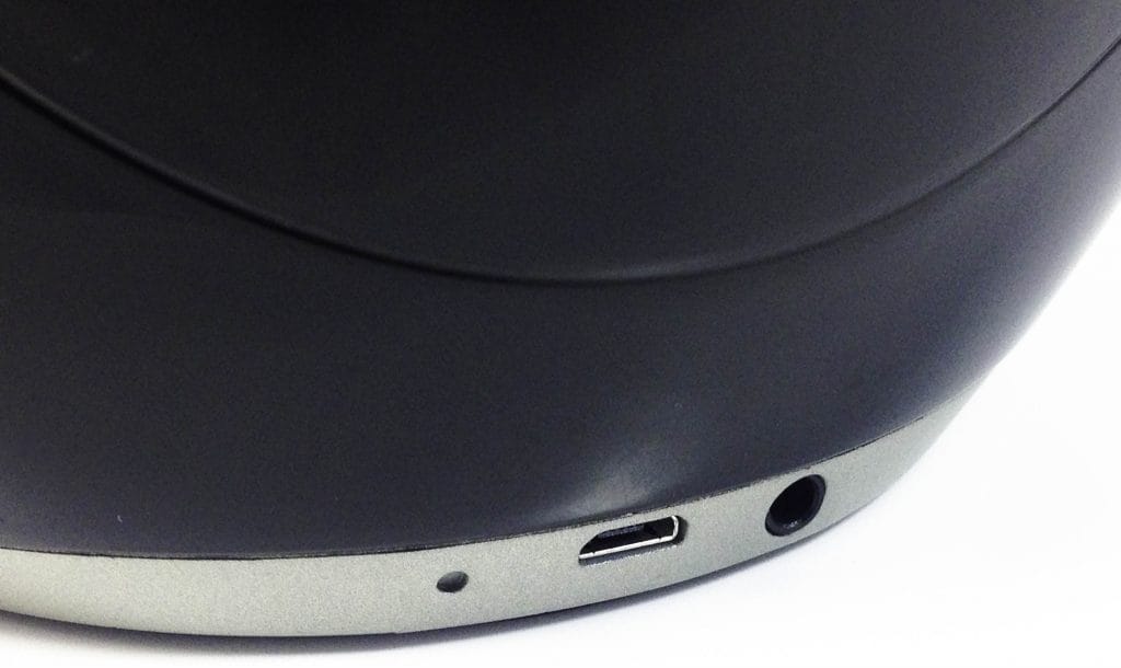 Image shows the charging port.