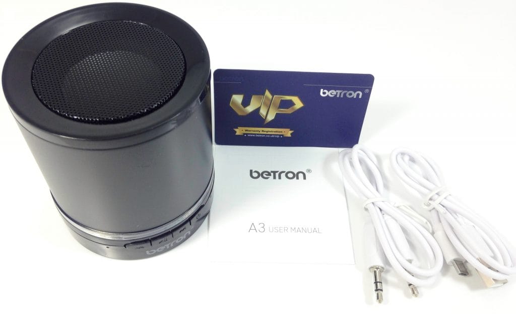 Image shows the included contents in a laid out position.