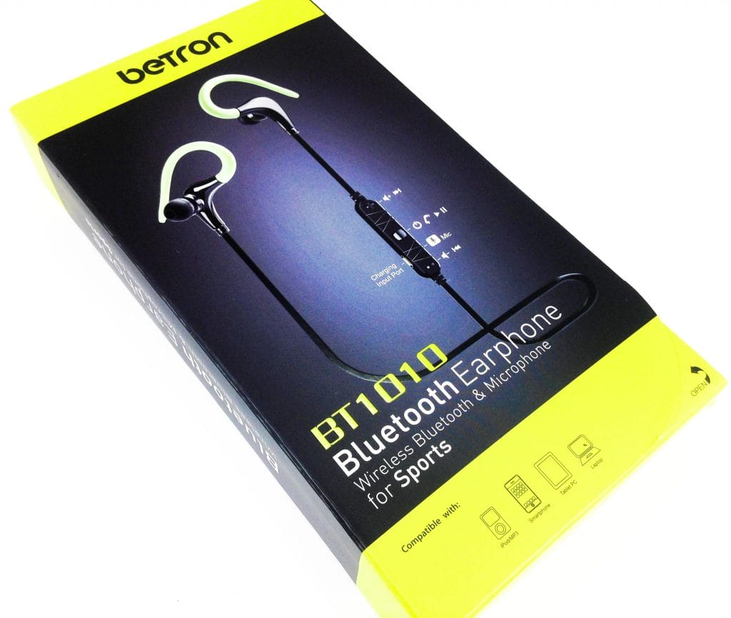 Betron BT1010 Earphones Outer packaging image for the Betron BT1010 Earphones