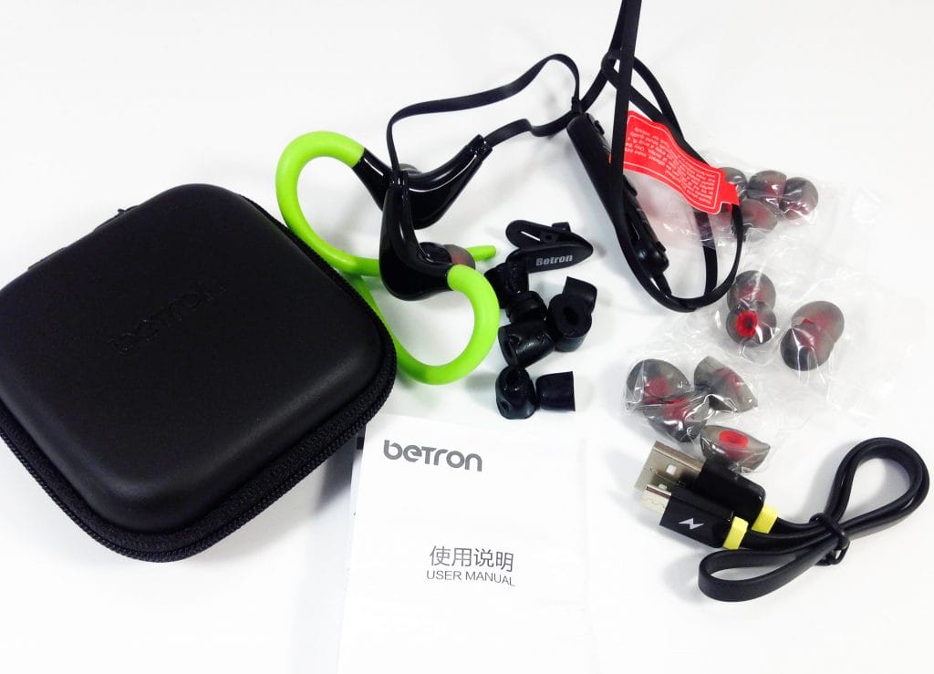 Betron BT1010 Earphones Contents Image for the Betron BT1010 Earphones