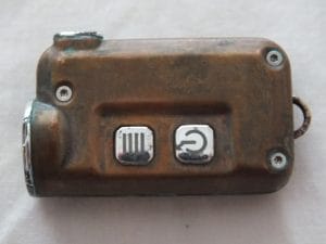 Another photo of the TINI Cu with patina