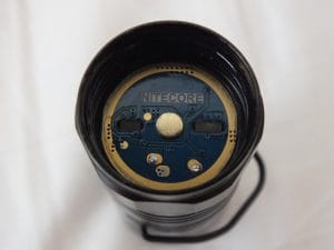 Inside the MT21C battery tube