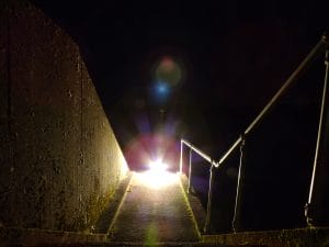 A photo of the L1 on its highest lighting setting