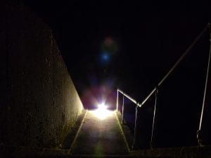 A photo of the L1 on its lowest lighting setting