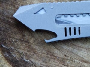 The bottle opener on the NTK10 is easy to use