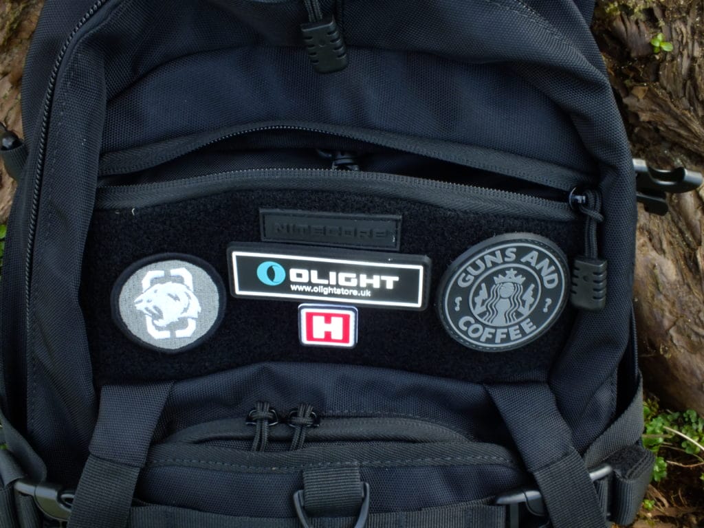 The small Velcro pocket of the BP20