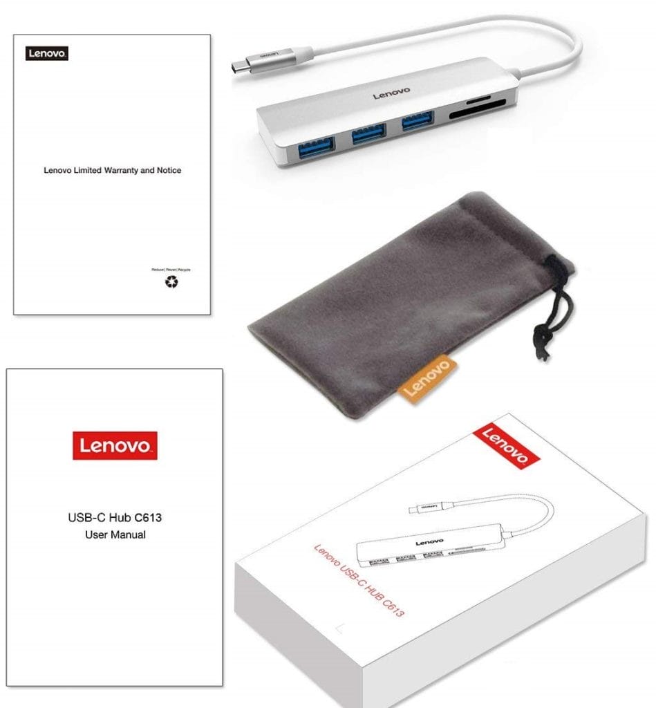 Lenovo C613 USB-C Hub