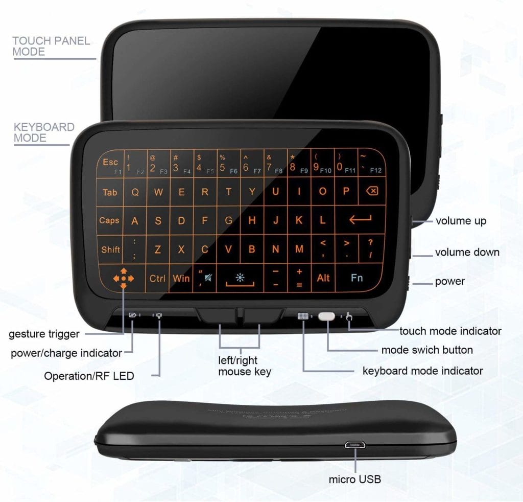 SZILBZ Mini Wireless Keyboard