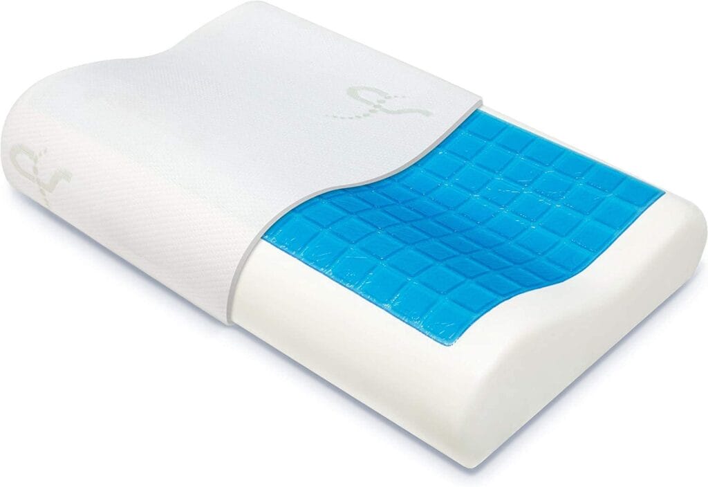 Image shows the pillow and the gel pad too.