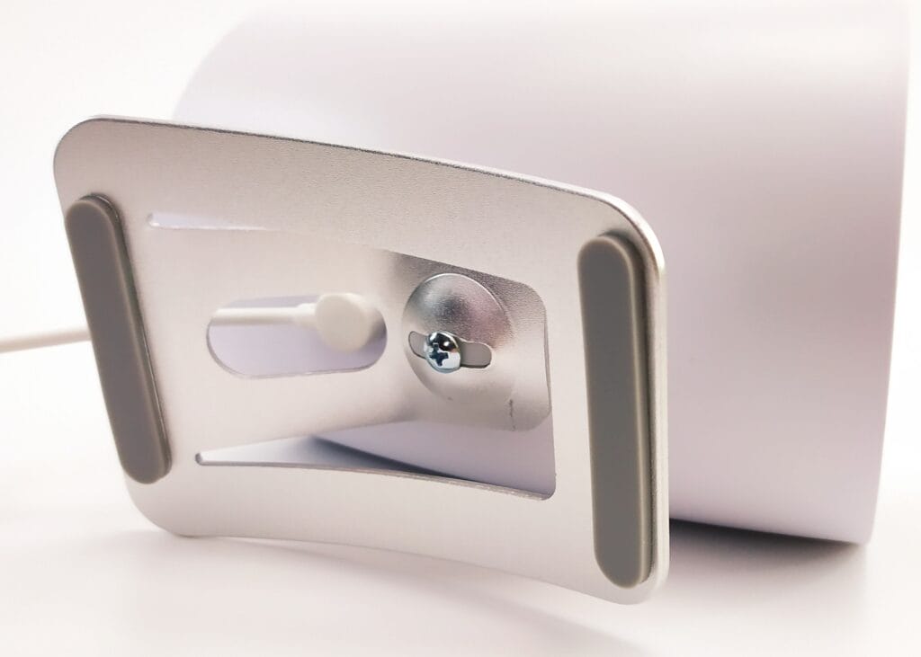 Image shows the underside where there's two silicone pads.