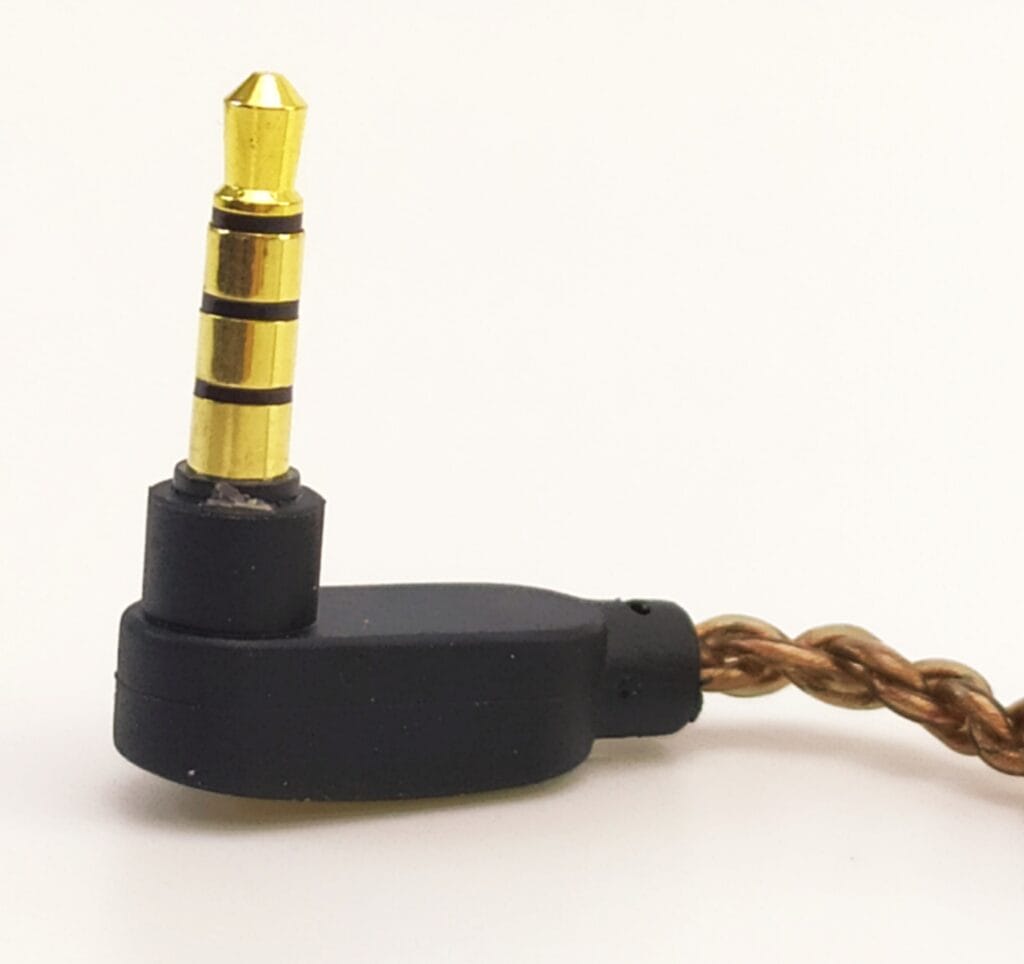 Image shows the jack plug in an upward position.