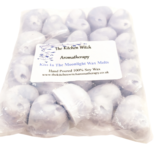 Image shows the outer packaging for the Kitchen Witch Aromatherapy Wax Melts.