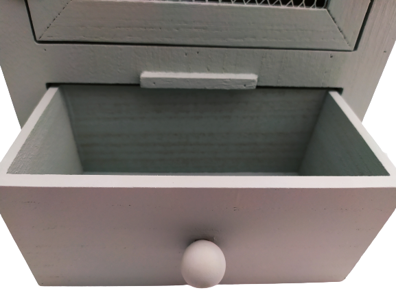 Image shows the egg cup storage drawer.