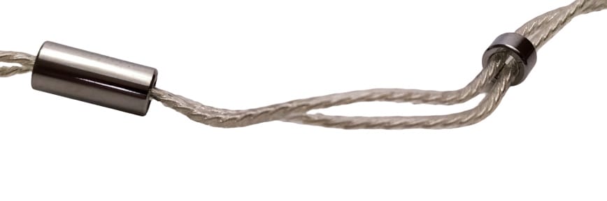 Image shows the cable in a laid out position.