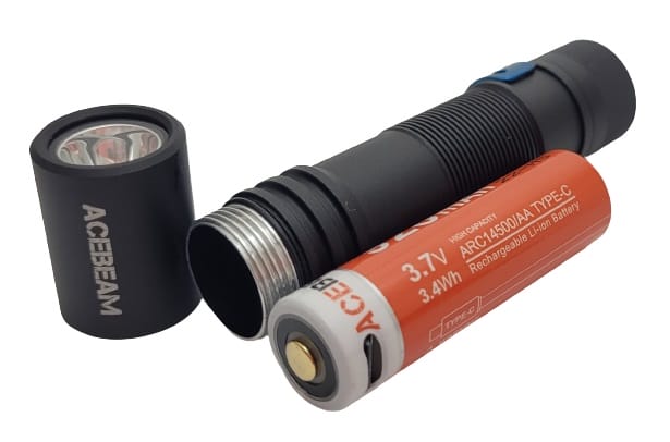 Image shows the included battery.