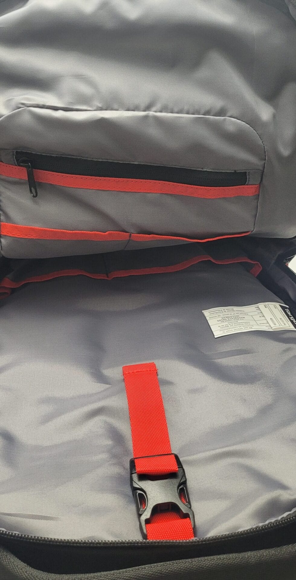 Image shows the internal pocket area.