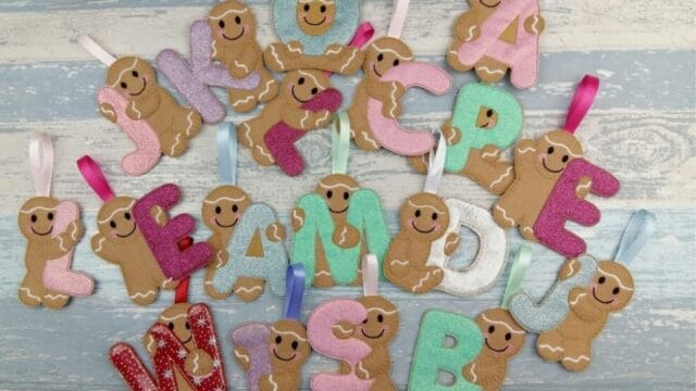 Gingerbread Personalised Christmas Ornaments