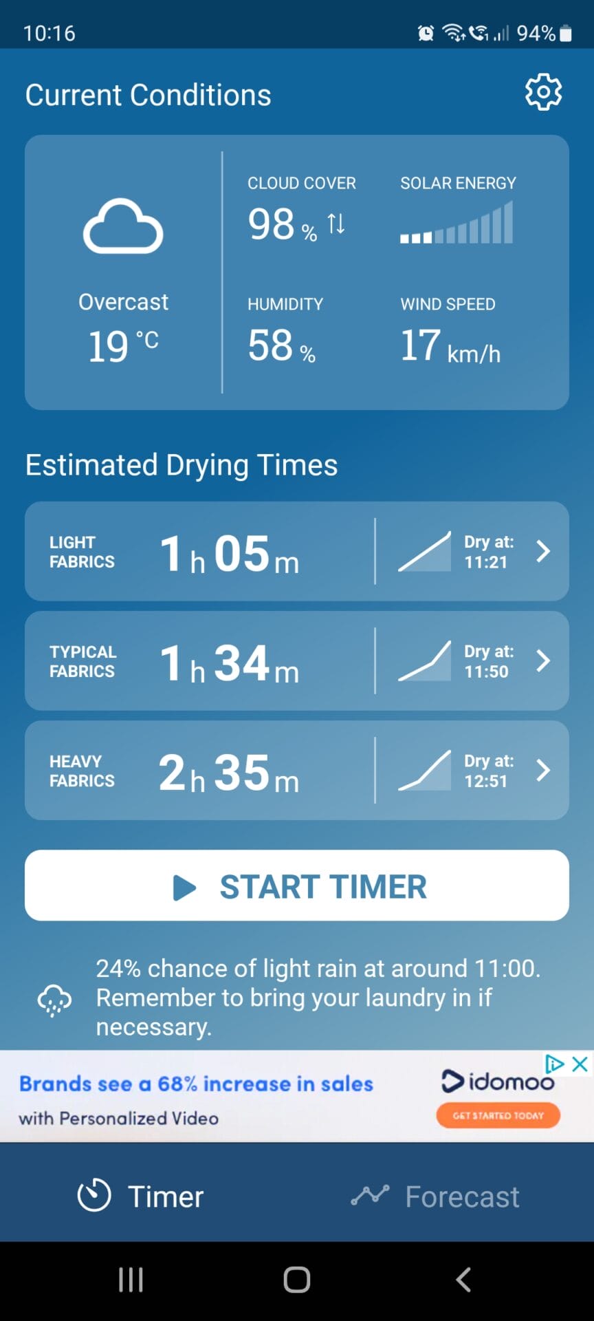 Laundry Timer My Helpful Hints® Product Review