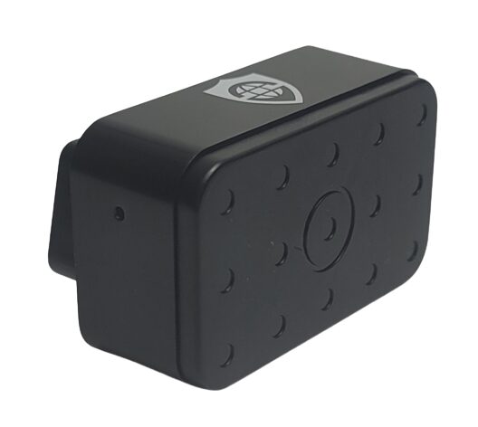 SafeTag Plug Image shows the tracker. A front view showing the tracker.