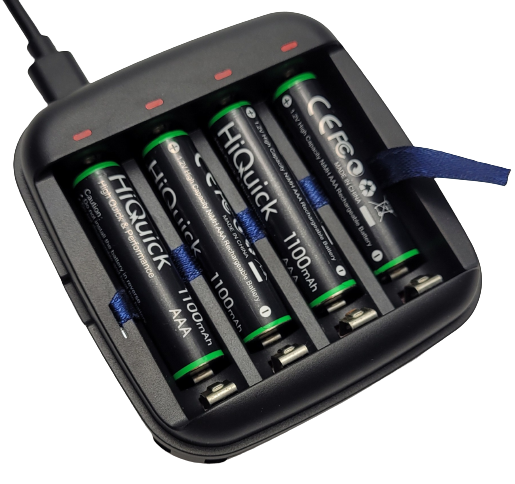HiQuick 16 Pcs 1100mAh AAA Rechargeable Battery 1.2v Per-Charged Ni-MH AAA  Batteries 