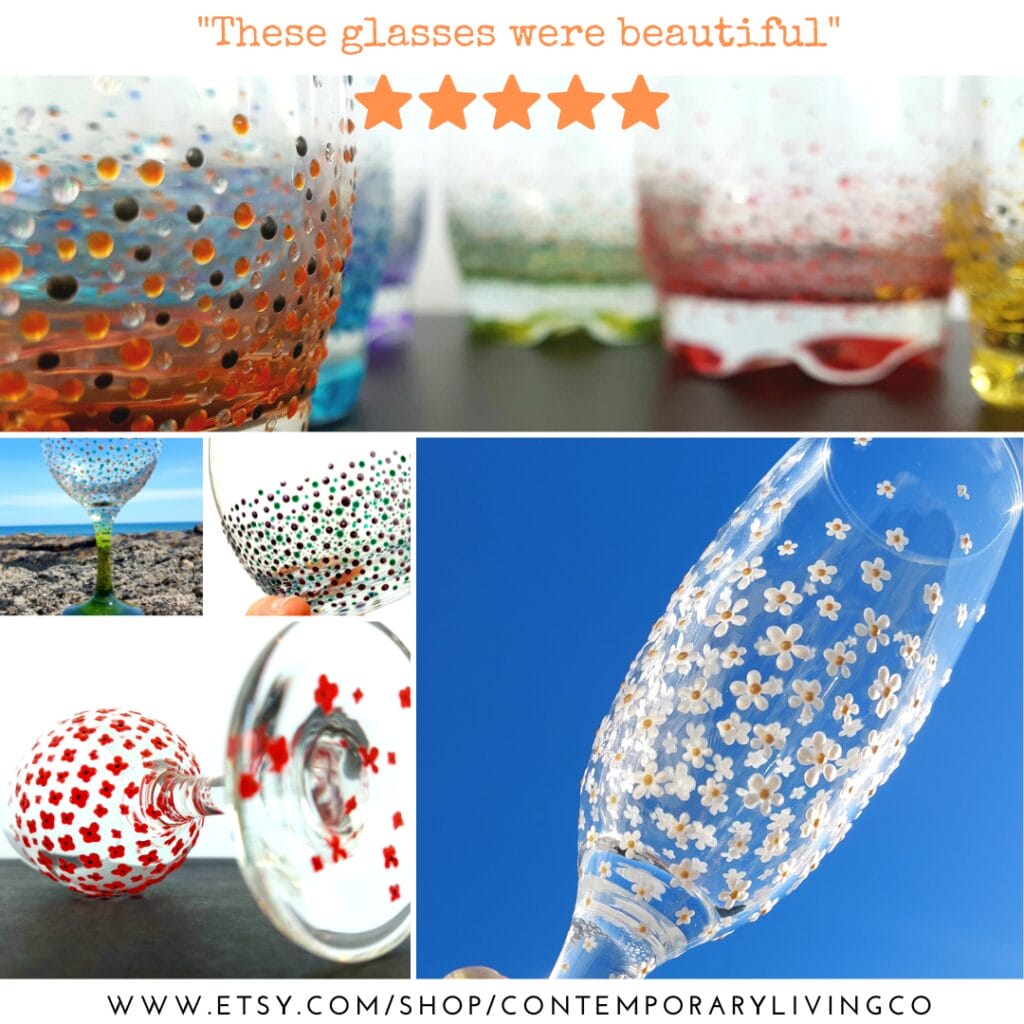 etsy various glasses