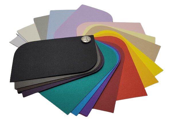 Aura Print Image shows the colour/shade examples in a squished out position to display all the colours/shades.