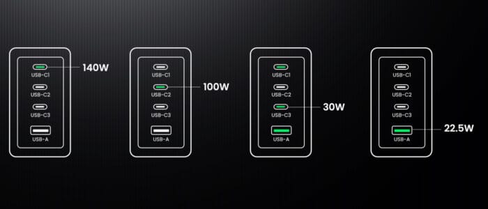 UGREEN Nexode Pro 160W USB C Charger Slide 4