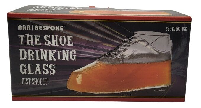 Bar Bespoke Shoe Glass Image shows the outer box for the Bar Bespoke Shoe Glass.