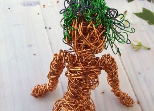 Mermaid-wire-sculpture-front-view