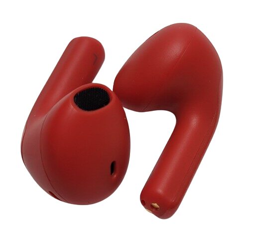 Image shows both earbuds in a sideways image.