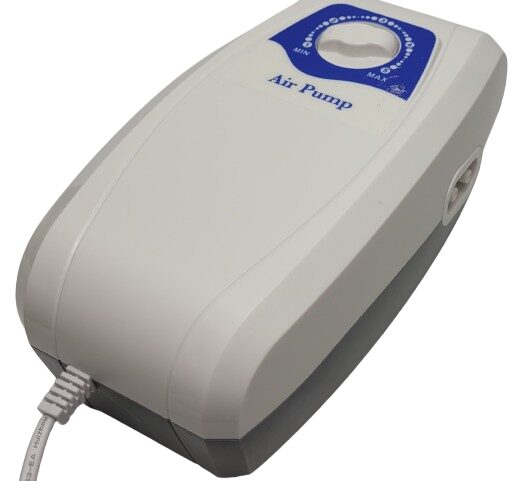 KuDiff Anti-decubitus Air Mattress Image shows the pressure dial of the pump.