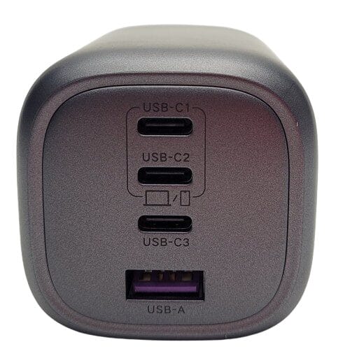 UGREEN Nexode 100W GaN Image shows the 4 ports of the UGREEN Nexode 100W GaN.