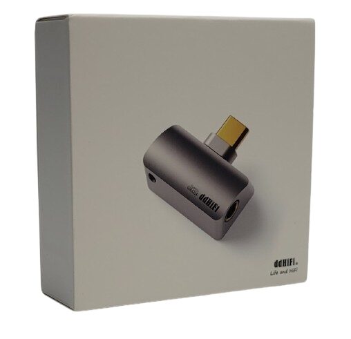 ddHiFi TC44Pro USB-C DAC Image shows the outer box of the ddHiFi TC44Pro USB-C DAC